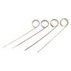 Eco-friendly Disposable Scissor Shaped Fancy Sticks Appetizers Picks Ring Toothpick Cocktail Skewer