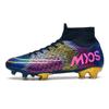 35-45 Shock-absorbing Non-slip Breathable High-top Spiked Football Shoes Sports Children's Shoes Adult Shoes