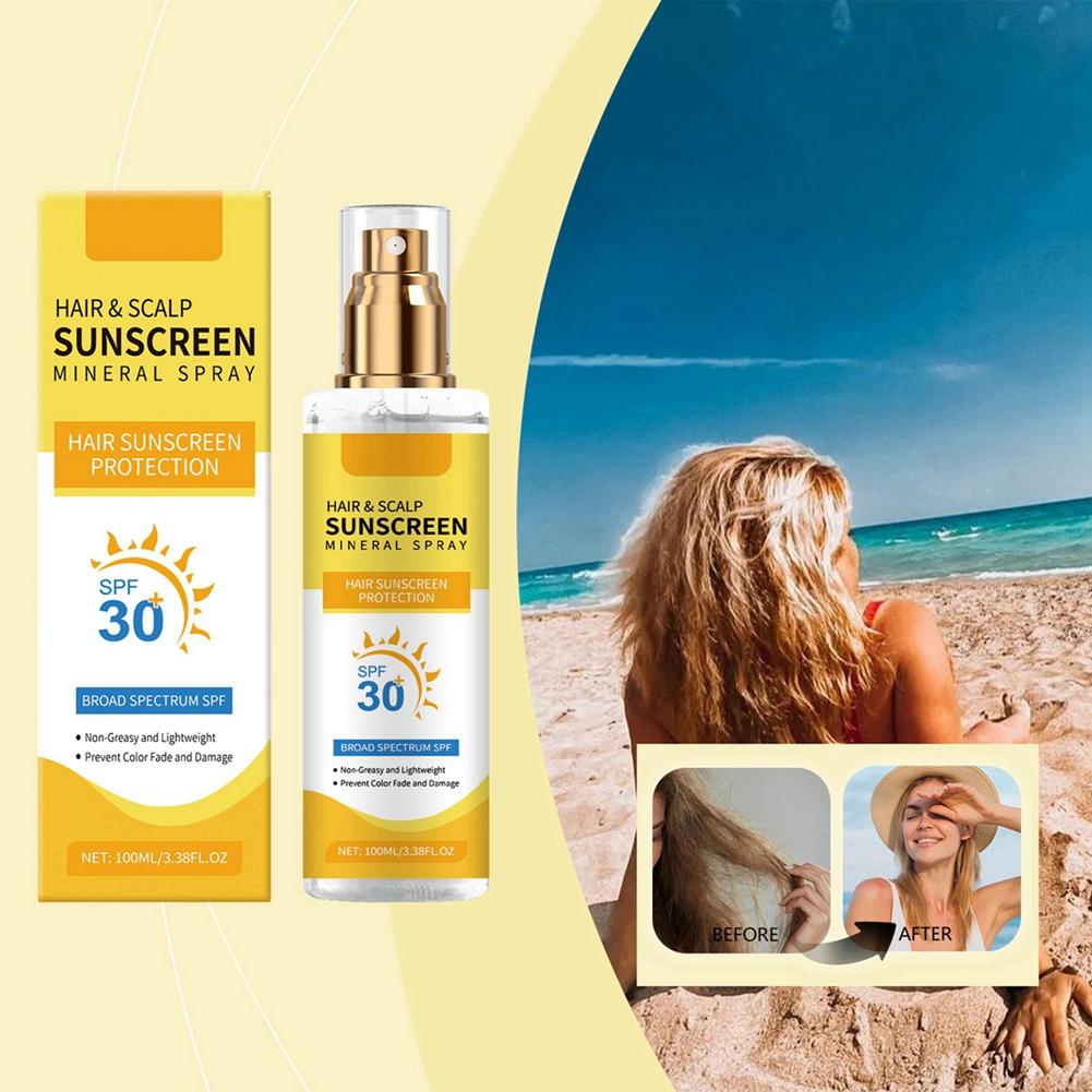 Hair & Scalp Sunscreen Mineral Spray Hair Sunscreen Protection