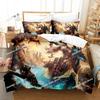 3D Game World Warcraft Bedding Set Printed Bed Set With Pillowcase Bed Duvet Cover Soft Single Double Queen King Size Kids Adult