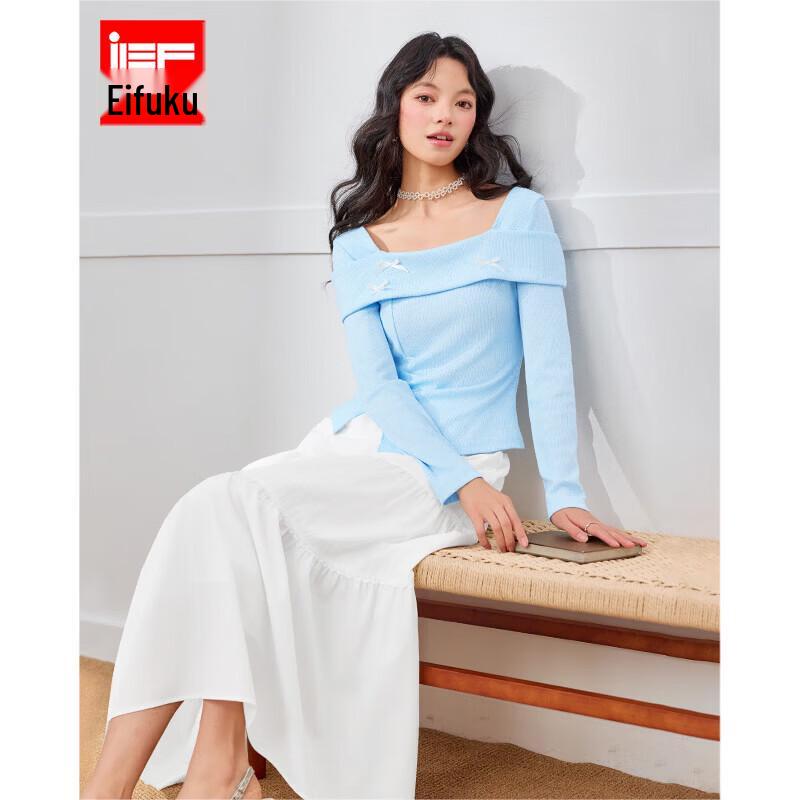 IEF Французский Стиль Квадратный Вырез Комплект из Двух Частей Длинное Платье M