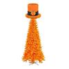 Thanksgiving Top Hat Pumpkin Design Top Hat Novelty Tree Topper Decoration for Thanksgiving Halloween Party Costume Cosplay Accessories