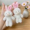 10Pcs Stuffed Little Rabbit Plush Toy Keyring Easter Party Bunny Plush Dolls  Holiday Gift