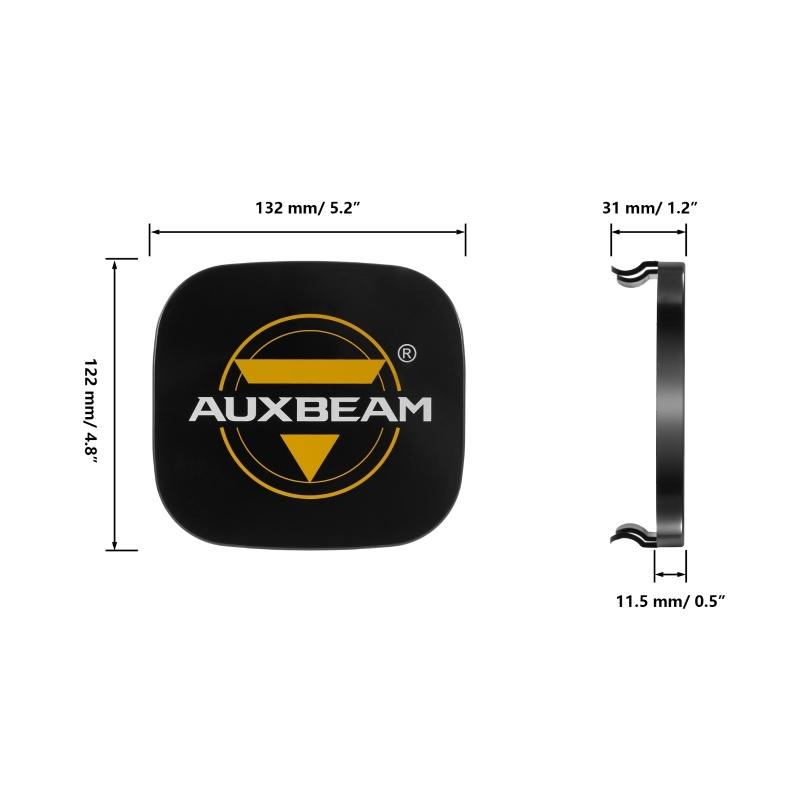 

AUXBEAM 5 Inch Black LED Pods Lights Shield Cover (Only Cover Without Lights)