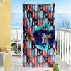 Football Player Celebration Gesture Beach Towel High Absorbency & Quick-Dry Comfortable Lightweight