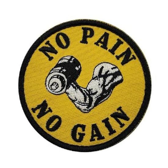 PHOENIX IKKI gym training sports exercise embroidery patch appliqué DIY decoration dumbbell
