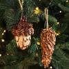 Foam Christmas Tree Decorations DIY Simulated Pinecone Pendant  Merry Christmas Decor