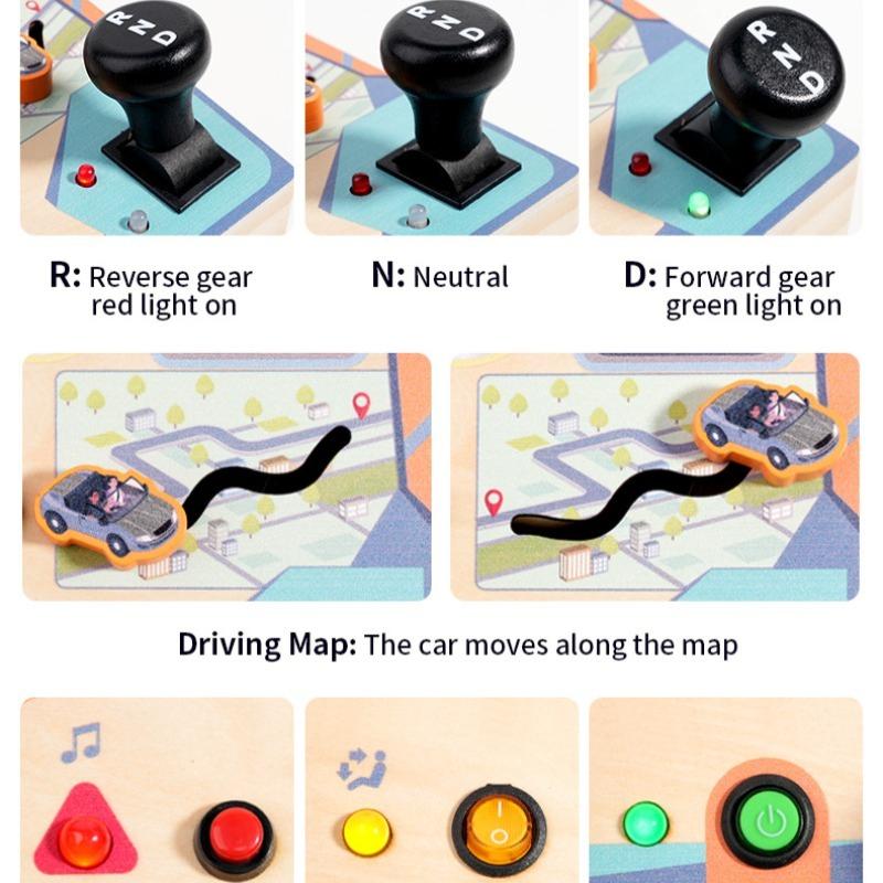 Top-Grade Montessori Superior-Grade Busy First-Class Board First-Class Steering Top-Grade Wheel High-Standard Led Premium-Quality Light