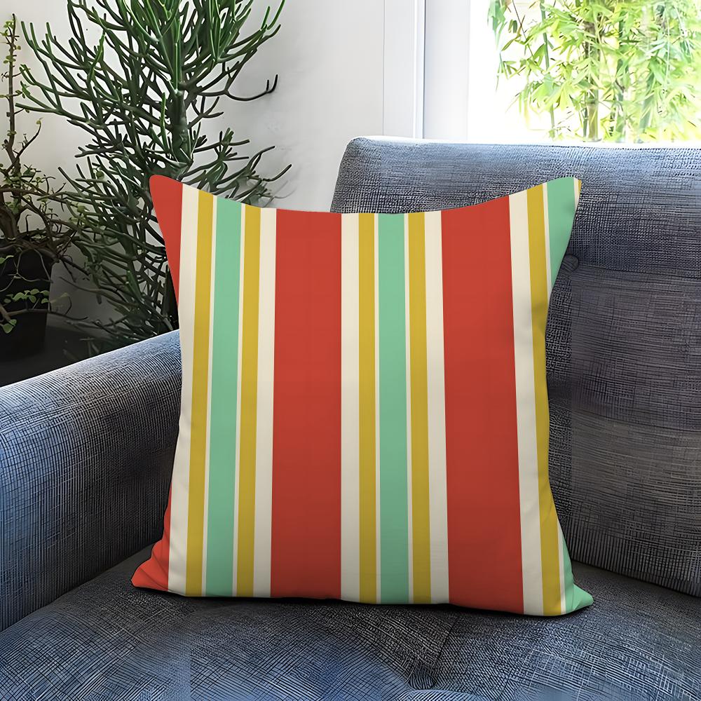 Artistic Background Patterns Cushion Cover Comfortable Reversible Pillow Cover Ideal for Car Sofa Bedroom Beyond
