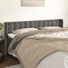 Exclusive House - Headboard with Ears Dark Grey 163x16x78/88 Cm Velvet