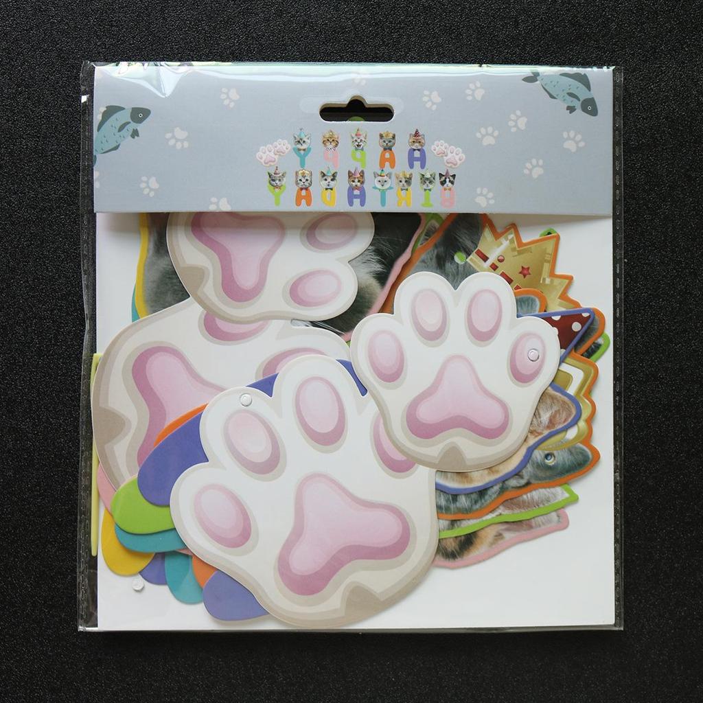 Pet Birthday Party Banner for Dogs and Cats