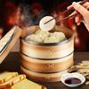 Coș de Bambus pentru Gătit la Abur Pește Orez Gustare Ustensile de Bucătărie Coș Dim Sum pentru Orez Gătitor Orez Paste alimente Umplut aburit
