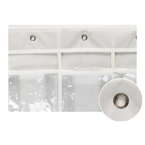 Organizer na buty do zawieszenia na drzwiach 15 kieszeni Przezroczysty wiszący organizer na drzwi Oszczędzająca miejsce torba do przechowywania butów, zabawek, przyborów toaletowych