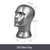 Multifunctional Display Mannequin Head for Spray Paint Hat, Bow Tie, Glasses, and Mask Props