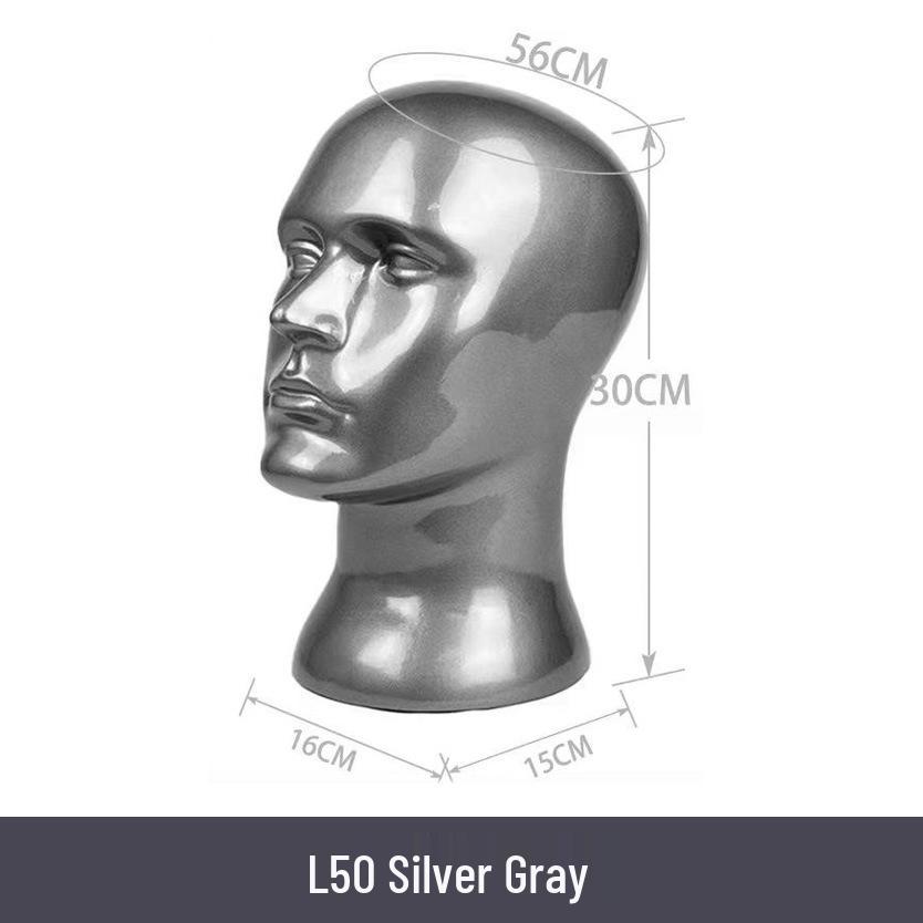 Multifunctional Display Mannequin Head for Spray Paint Hat, Bow Tie, Glasses, and Mask Props