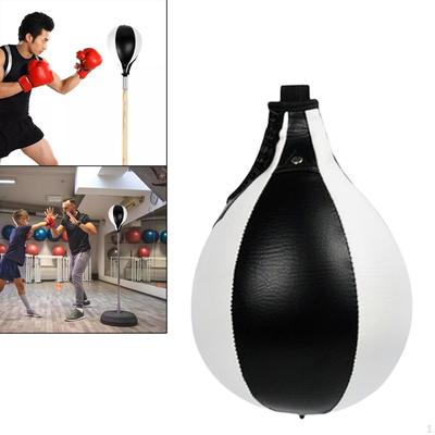 Ball Punch Bag Durable Home and Gym Pear Shape for Boxing PU Leather Portable Suitable
