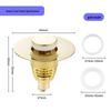 Xuanyong Pop-up Sink Drain Stopper