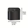 Car Trash Can Bin with Lid- Mini Car Garbage Can- Leakproof Trash Bin Car Dustbin Organizer Container for Car Office Home