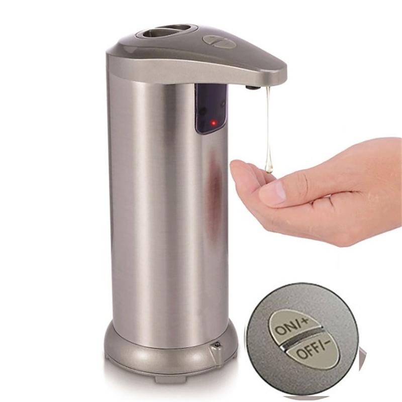 Automatic Dispenser Infrared Soap Dispenser Stainless Steel Soap Dispenser Stainless Steel Shampoo Dispenser Liquid Pump | Liquid Soap Dispensers