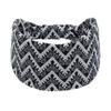 Bohemian Cashew Yoga Exercise Headband Anti Sweating and Moisture Absorbing Elastic Cotton Headband Knotting Headband