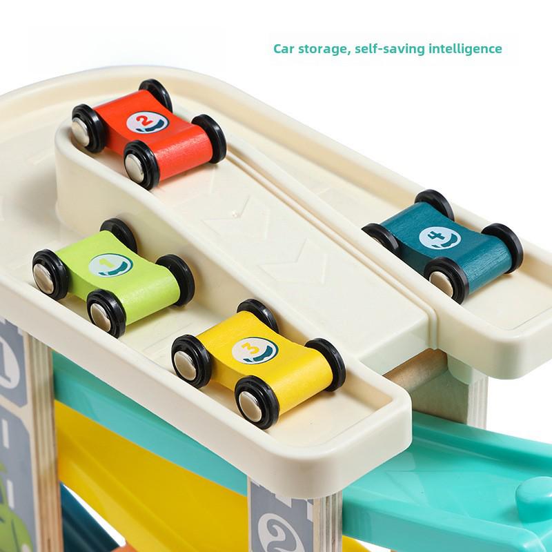 Tebaoer Gliding Track Car Slide Toy for Kids