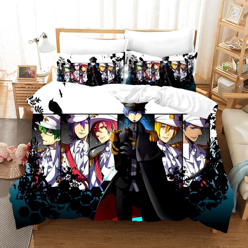 Anime KurokoS Basketball Kuroko Tetsuya Bedding Collection With Bed Linen Cartoon Duvet Cover Collection Pillowcase Twin Size For Boys Bedclothes