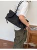 Korean Women's Casual Nylon High-End Tote Bag: Stylish, Large-Capacity, Single Shoulder Commute Handbag