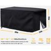 Folding Wagon Cover for Garden Wagon, D22 x W38 x H20, High Density Waterproof,Utility Wagon Cart Cover only Black