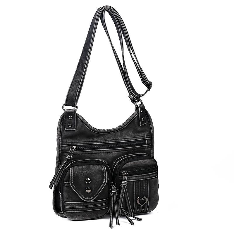 Underarm satchel crossbody handbag women's bag retro casual bag large capacity shoulder satchel