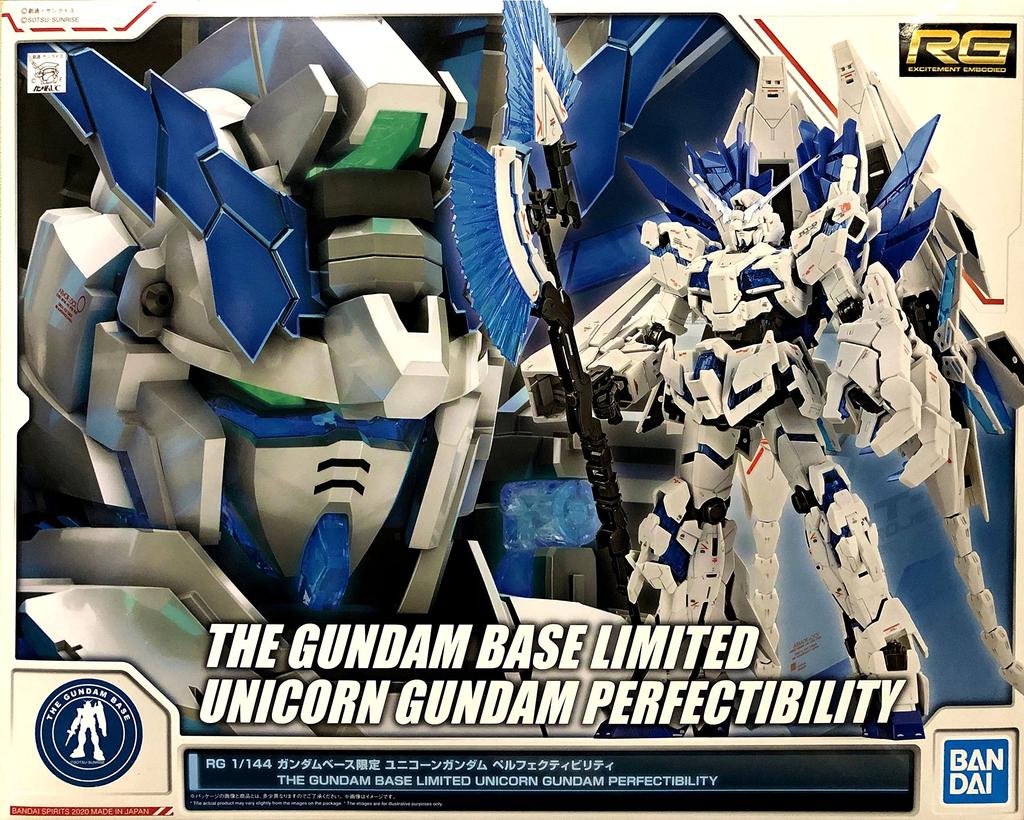 BANDAI SPIRITS RG 1/144 Unicorn Gundam Perfectibility Plastic Model by Bandai