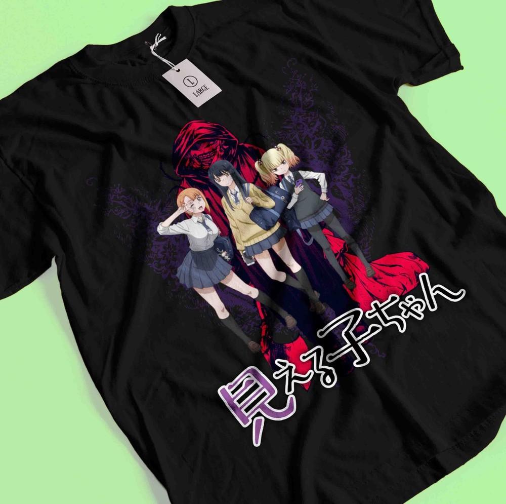 

Mieruko Chan T-Shirt Hana Shirt Miko Yotsuya Ghost Tshirt Mier Girl Horror Anime M