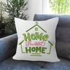 Sweet Home Themed Pillow Gift Home Office Decoration Pillow Bedroom Sofa Car Cushion Coverpillow Case
