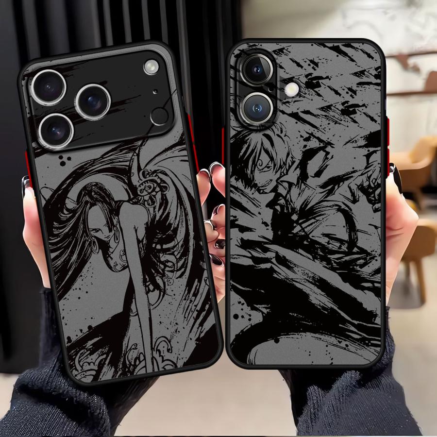 One Piece Boa Hancock Sanji Case for iPhone 17 Pro Max 7 8 SE X XS XR Air 16 Plus 11 12 15 14 17P 16P 13 Mini Funda Back Phone