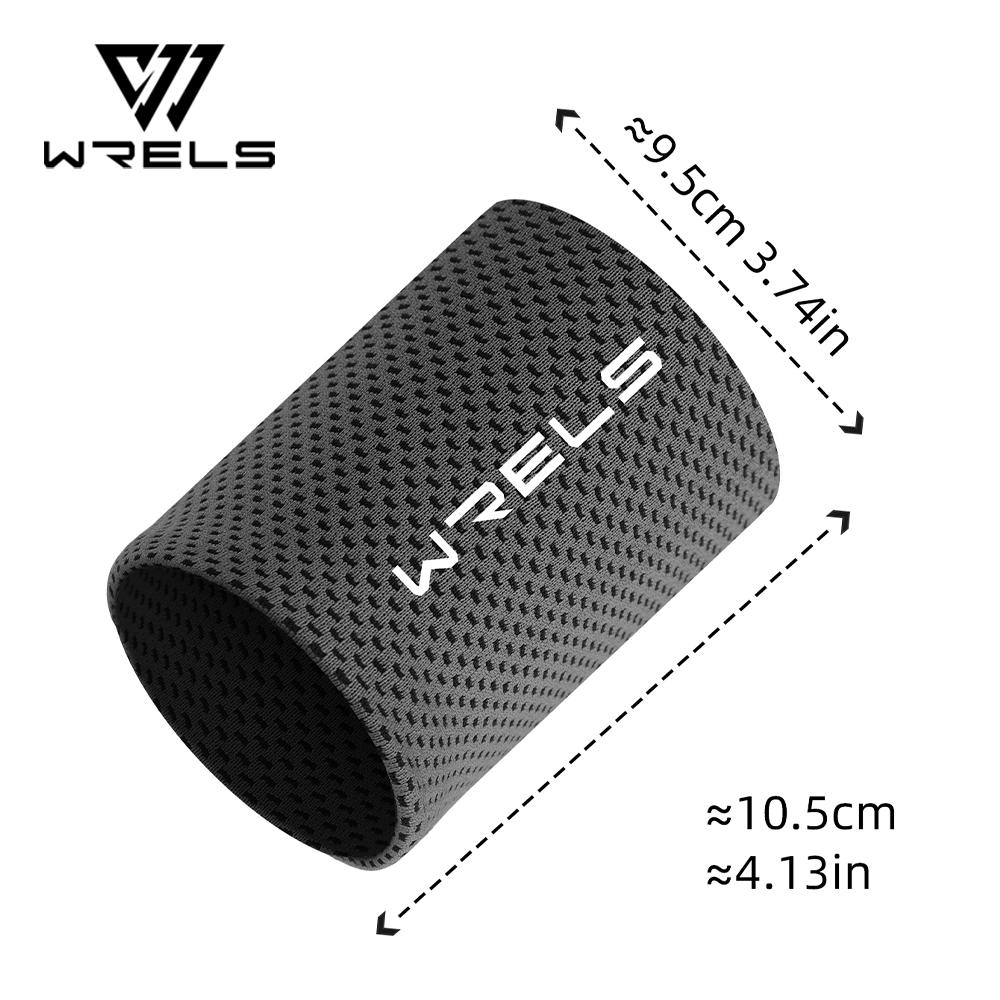 WRELS 1/2 PC Summer Cooling Wrist Sweatband Sport Wrist Brace Support Sweat Absorbing Wristband Gym Running Breathable Wristband 1