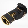 StormCloud Boxing Pro Echte Leder Boxhandschuhe Schwarz/Gold 12oz