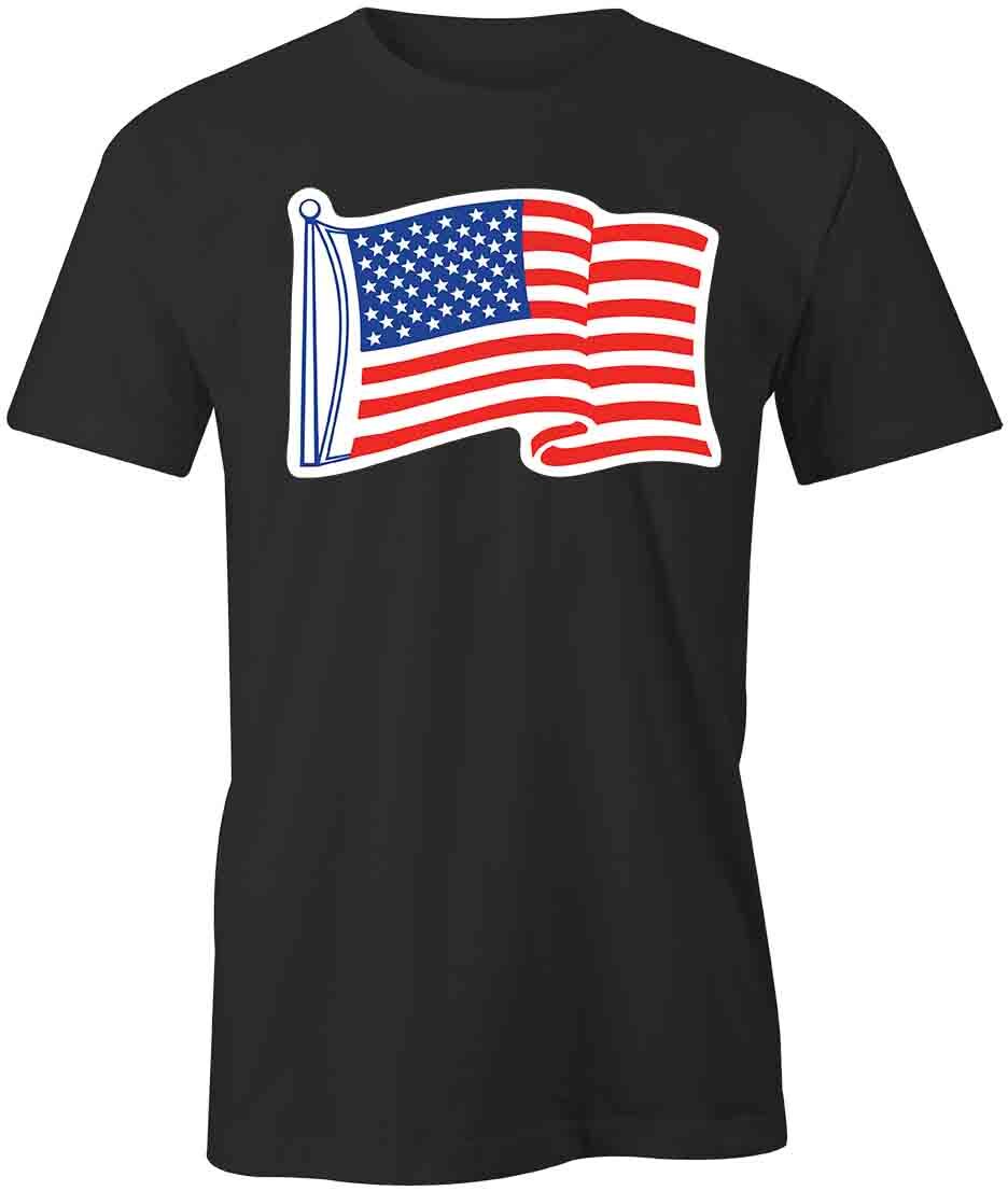 AMERICAN FLAG TShirt Tee Printed Graphic T-Shirt Gift S1BCB077 PATRIOTISM XXXL