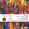 6-inch DIY Photo Album Background Paper - Single-sided, 12 Unique Designs (1 Sheet/Set)
