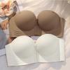 Push-up Bra Thickened Sponge Front Buckle Bra Women's Sexy  Spaghetti Straps Push-up Underwear Bras