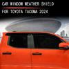 For Toyota Tacoma 2024 Car Window Rain Eyebrows Rain Proof Window Strips Tacoma 2024 Sunshade