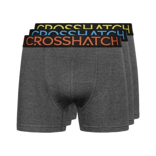 Crosshatch Mens Chasma Boxer Shorts (Pack of 3)