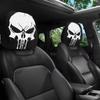 2 Pcs Ghost Car Headrest Covers 2D Stretch Car Interior Decor Car Seat Headcover  All Seasons