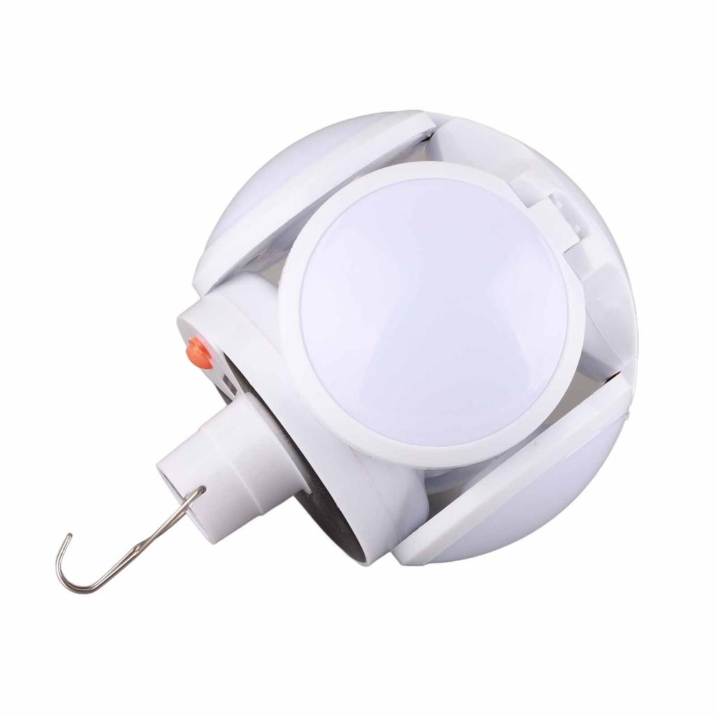 Balllampe Faltbares Solar-USB-Lade-LED-Licht mit hoher Helligkeit für Camping im Freien