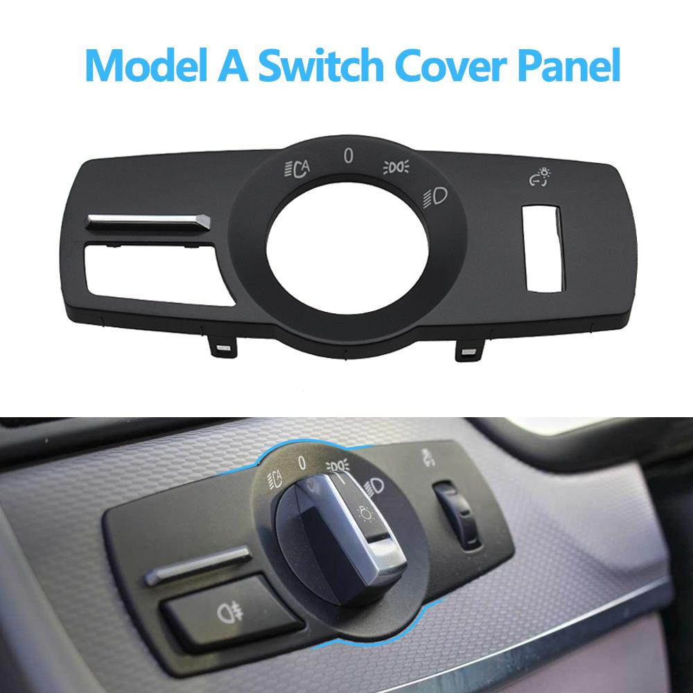 LHD RHD Reflektor Lampa Obrotowy Przycisk Przełącznika Świateł Przeciwmgielnych Panel Wykończeniowy Dla BMW 5 5GT 6 7 X3 X4 Seria F10 F11 F07 F06 F01 F25 F26