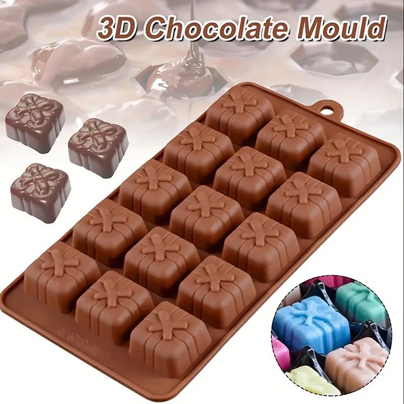Chocolate Mold 3D Silicone Mold Bow Tie Chocolate Mold Chocolate Bar Mold Candy Fondant Mold Baking Tools Kitchen Accessories