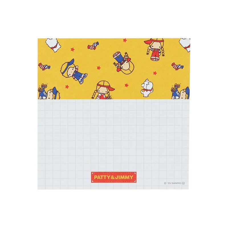Sanrio PATTY & JIMMY Square Memo Pad ( Retro ) Japan NEW