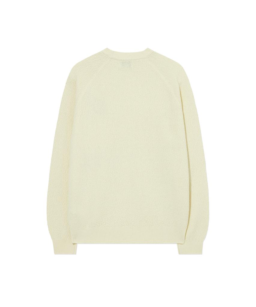 COVERNAT Middle C-Logo Knit Ivory