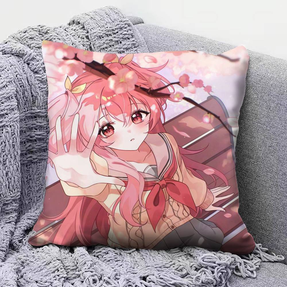 Momoi Airi Cute Pillow Covers Home Sofa Cushion Covers and Aecorative Custom