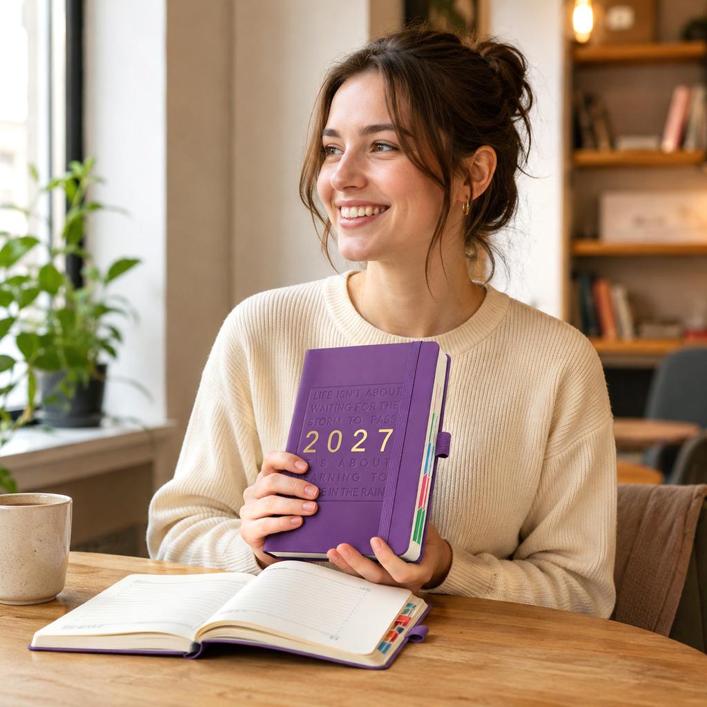 2027 Planner - Daily Weekly Monthly Schedule Notebook with Calendar