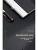 Men's and Women's Portable Stainless Steel Leather Business Card Holder