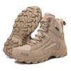 Men's Plus Size Fleece-Lined Combat High-Top Boots - Outdoor Casual Winter Hiking Shoes, 2025 Model